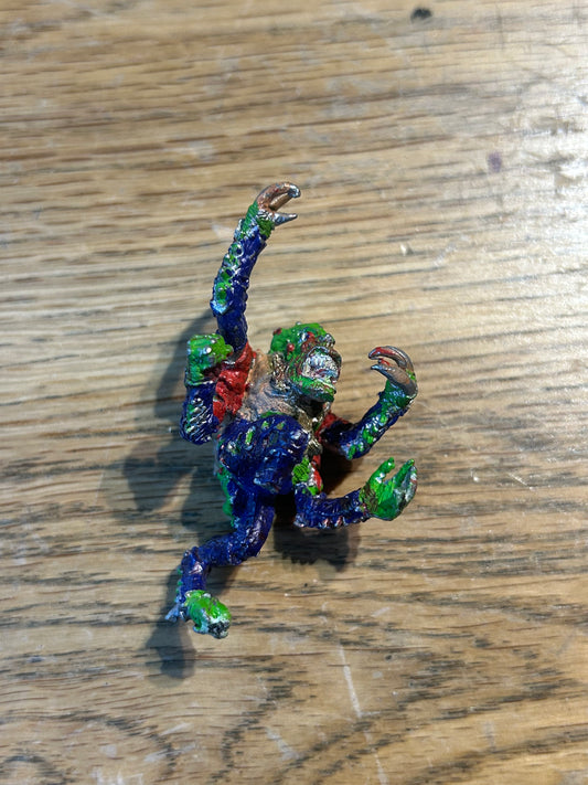 Warhammer 40k Rogue Trader Genestealer patriarch metal (missing his foot)