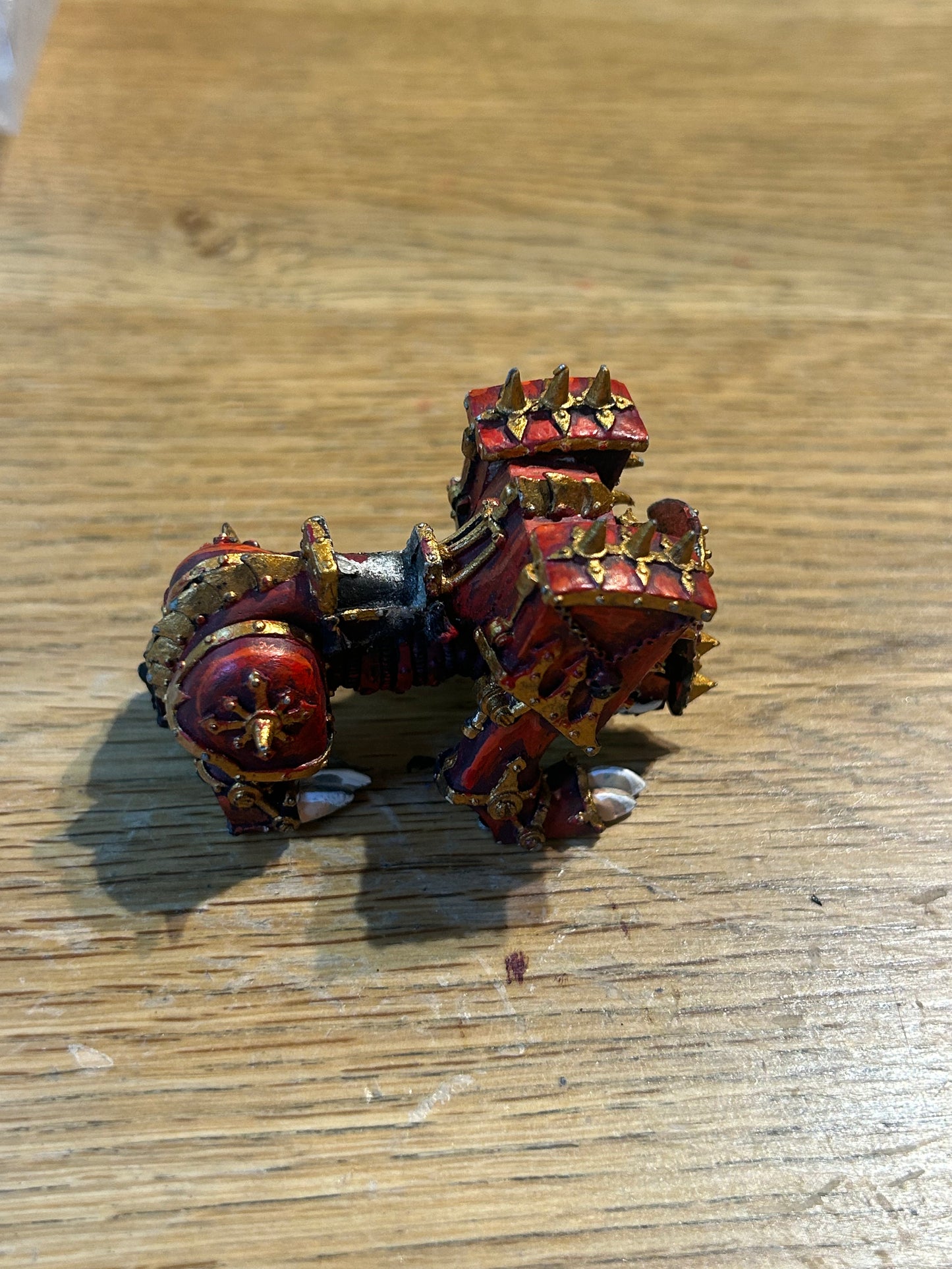 Warhammer fantasy warriors or daemons of chaos juggernaut of Khorne (no rider)
