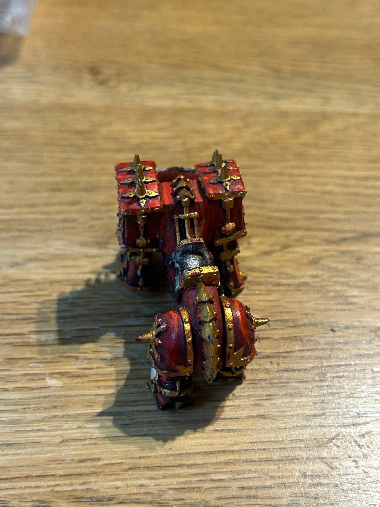 Warhammer fantasy warriors or daemons of chaos juggernaut of Khorne (no rider)
