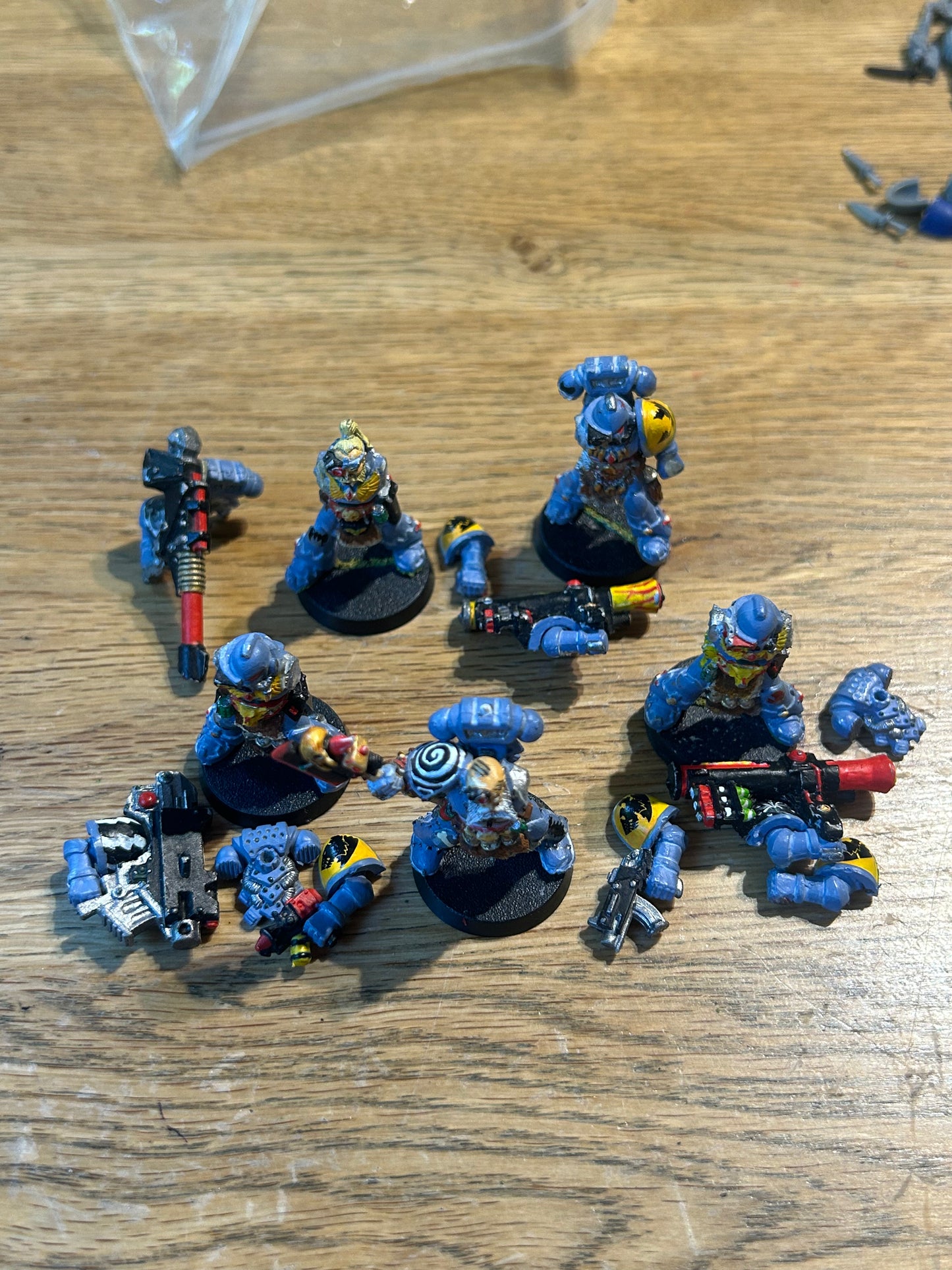 Warhammer 40k second edition space wolf long fang squad