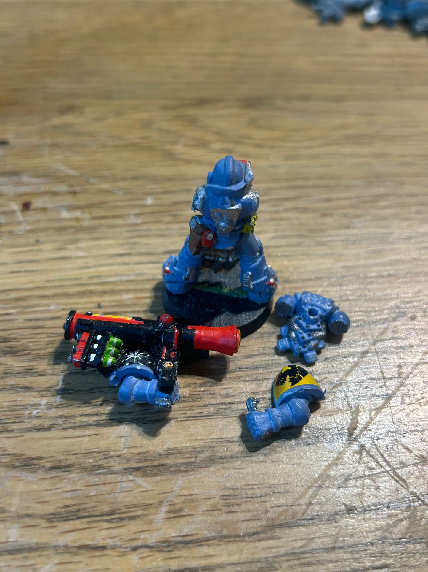 Warhammer 40k second edition space wolf long fang squad