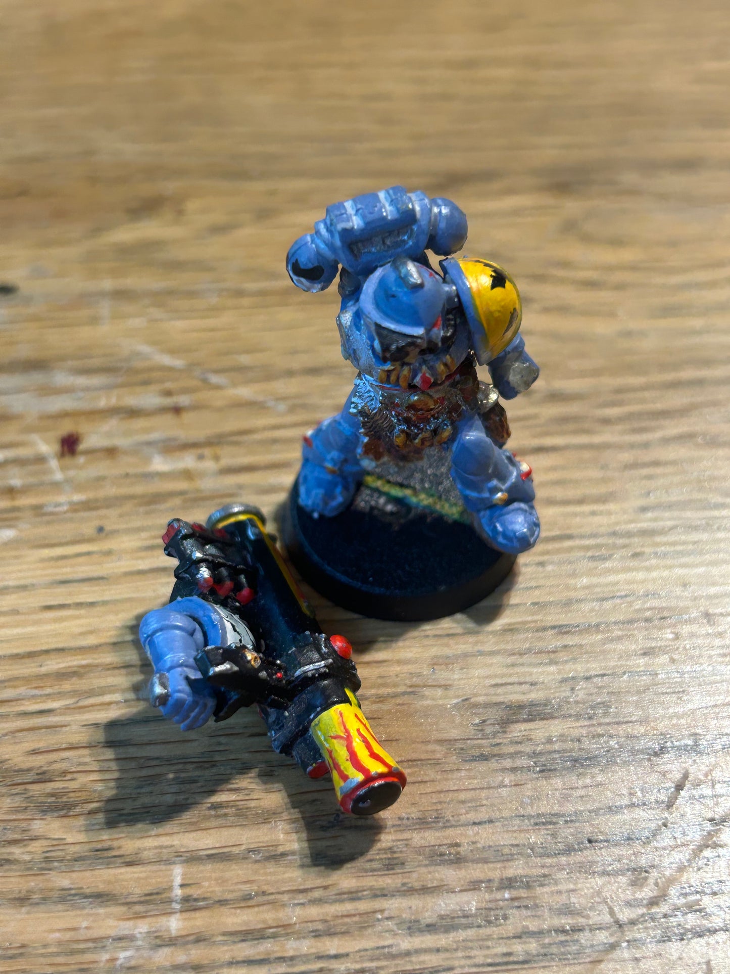 Warhammer 40k second edition space wolf long fang squad