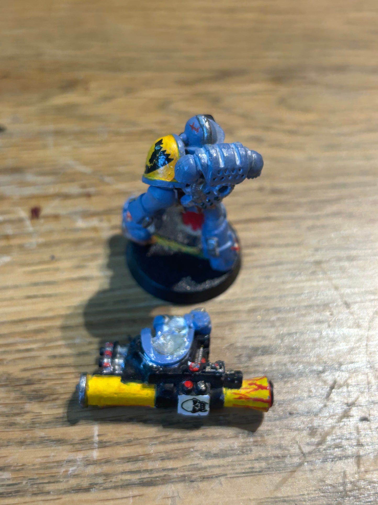 Warhammer 40k second edition space wolf long fang squad