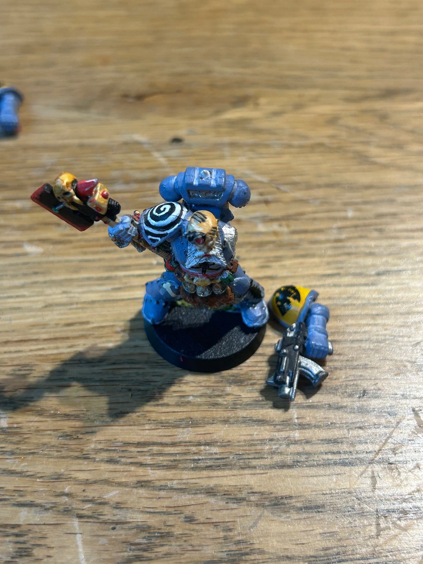 Warhammer 40k second edition space wolf long fang squad