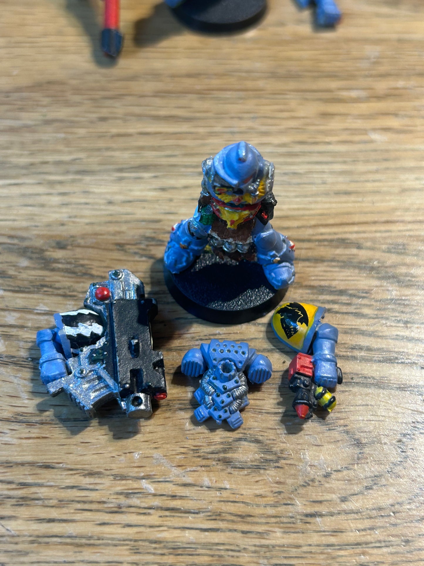 Warhammer 40k second edition space wolf long fang squad