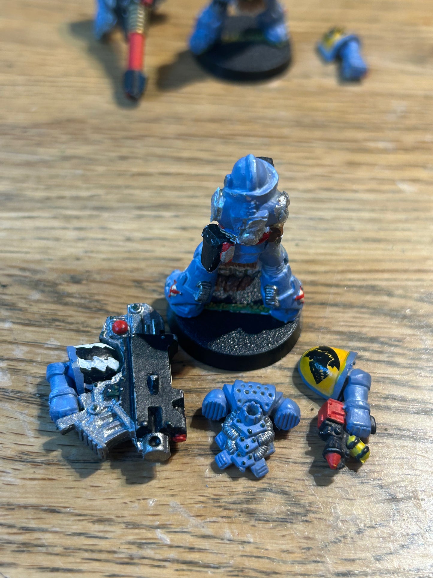 Warhammer 40k second edition space wolf long fang squad