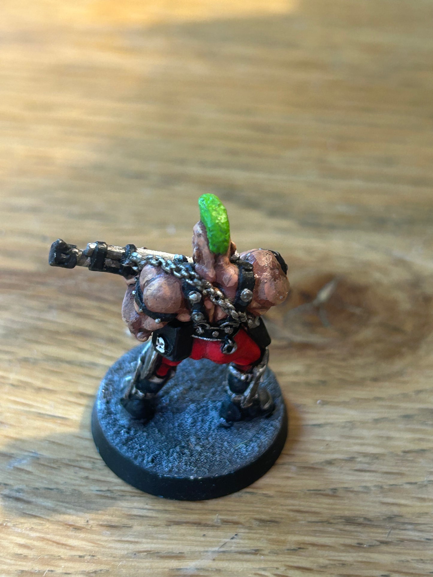 Necromunda Goliath ganger with shotgun