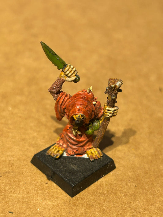 Skaven Spyne Blightmaster Plague Monk Staff Dagger Ratmen C47 warhammer fantasy old world
