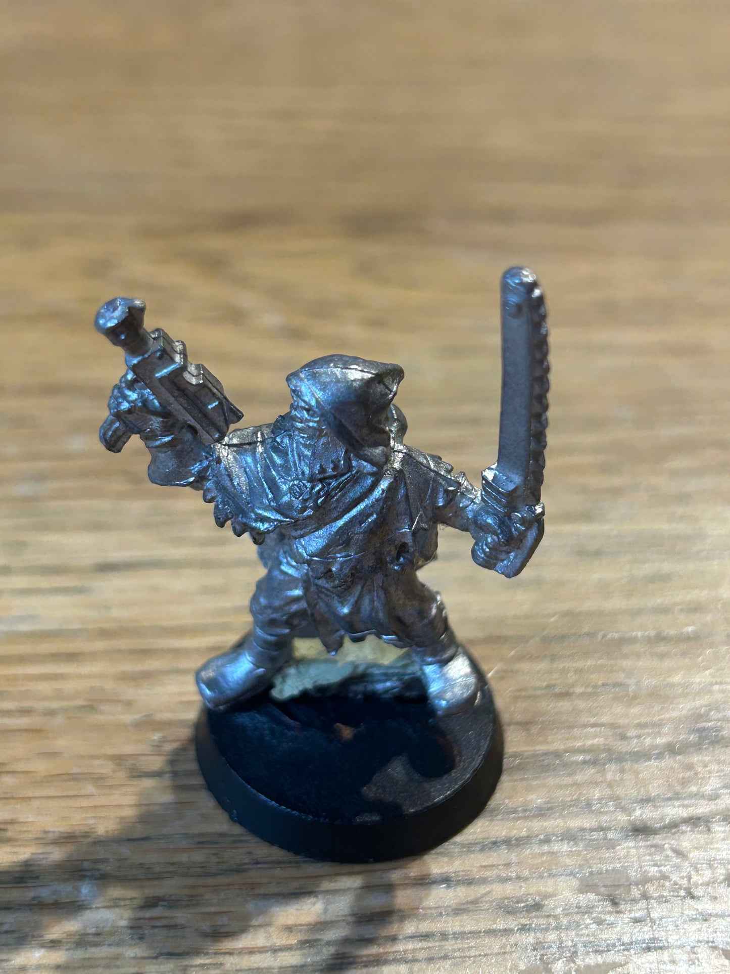 Necromunda House Cawdor Leader Autopistol Chainsword Gang 90s Metal Citadel