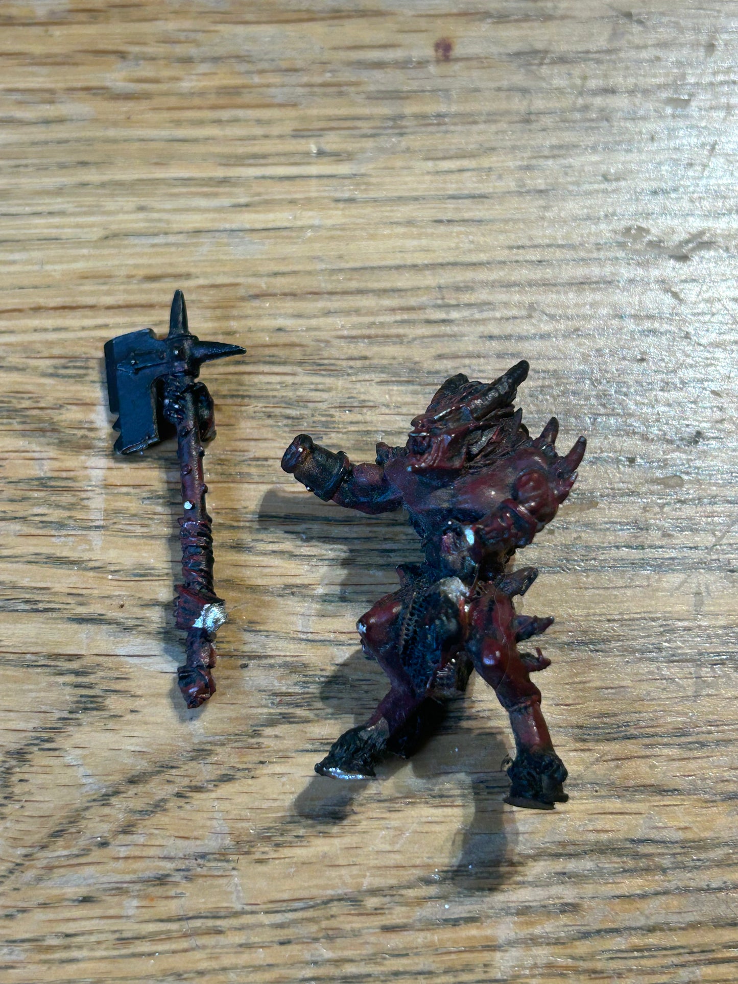 Warhammer 40k, Chaos Bloodletter Daemon, Khorne , Metal (no tab)