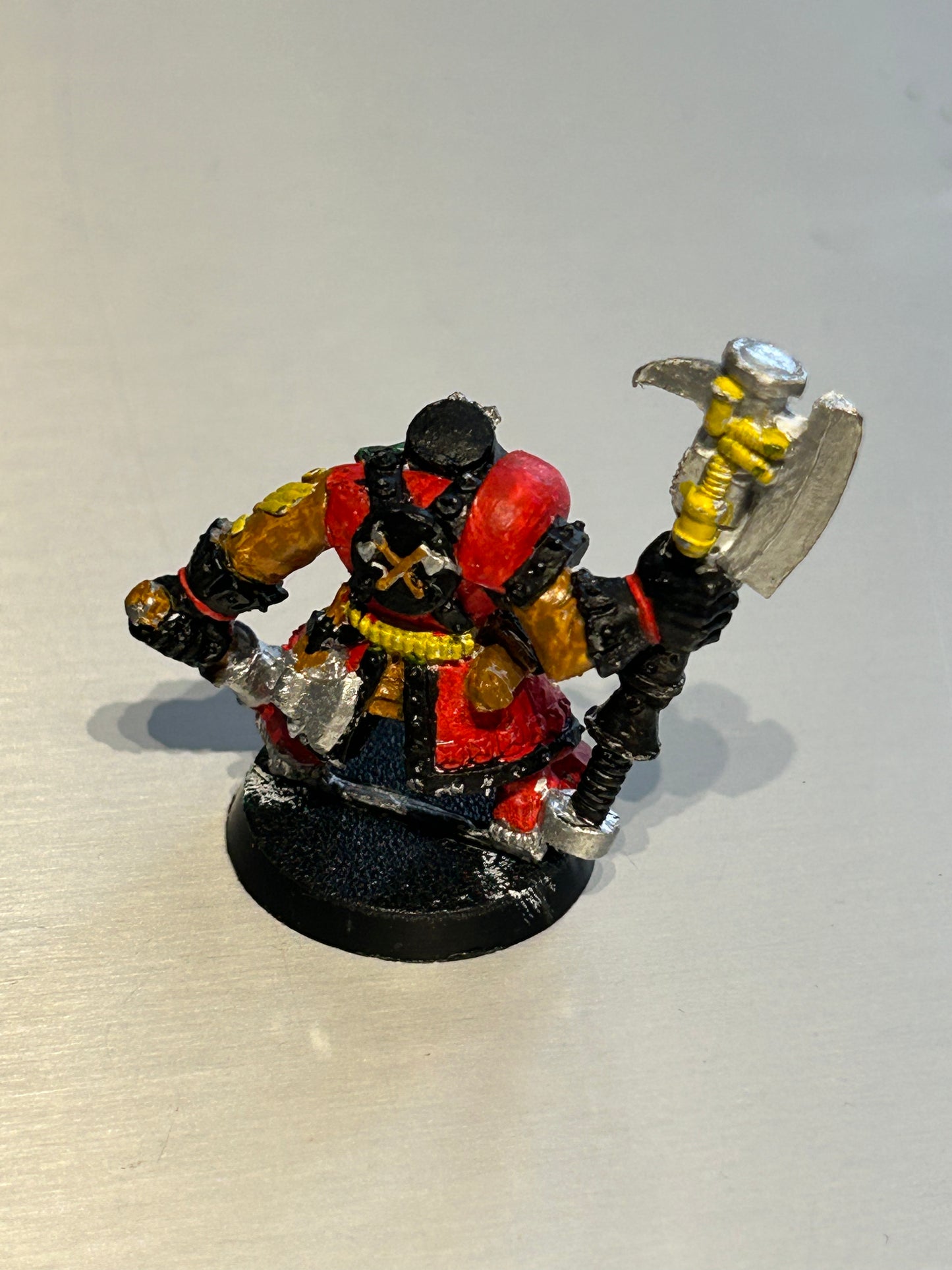 Space Ork Blood Axe Boss Metal Citadel Kev Adams Nob Rogue Trader warhammer 40k