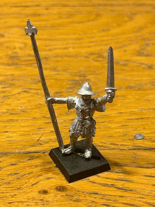Warhammer fantasy bretonnian bowmen standard bearer