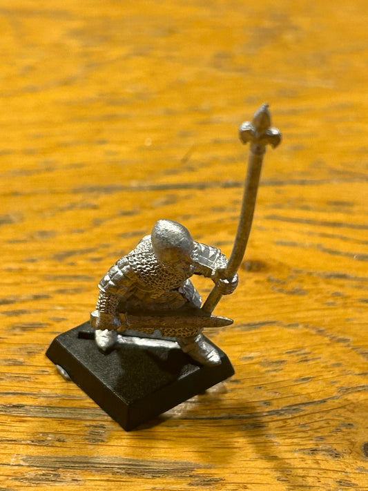 Warhammer fantasy bretonnian men at arms standard bearer