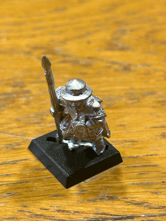 Warhammer Fantasy Old World Bretonnian man at arms spearman  metal