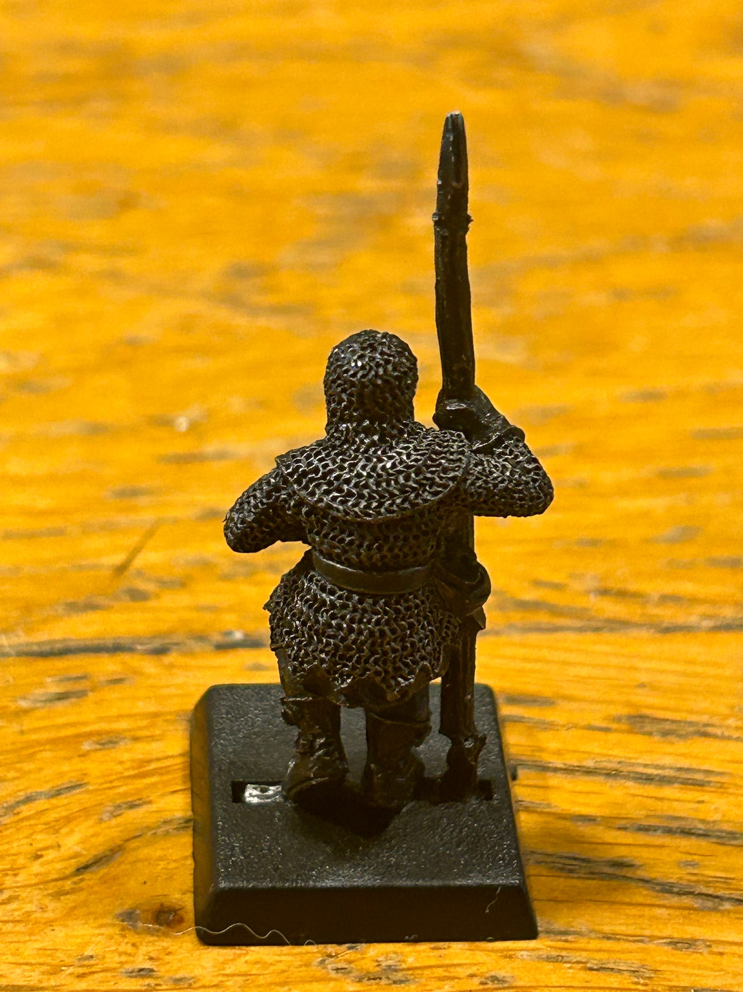 Warhammer Fantasy Old World Bretonnian man at arms spearman  metal