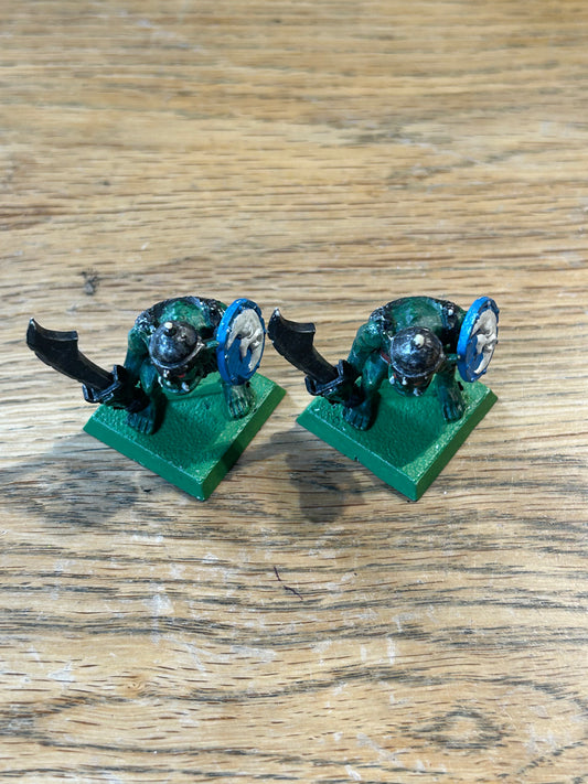 Warhammer fantasy regiments plastic orcs x2