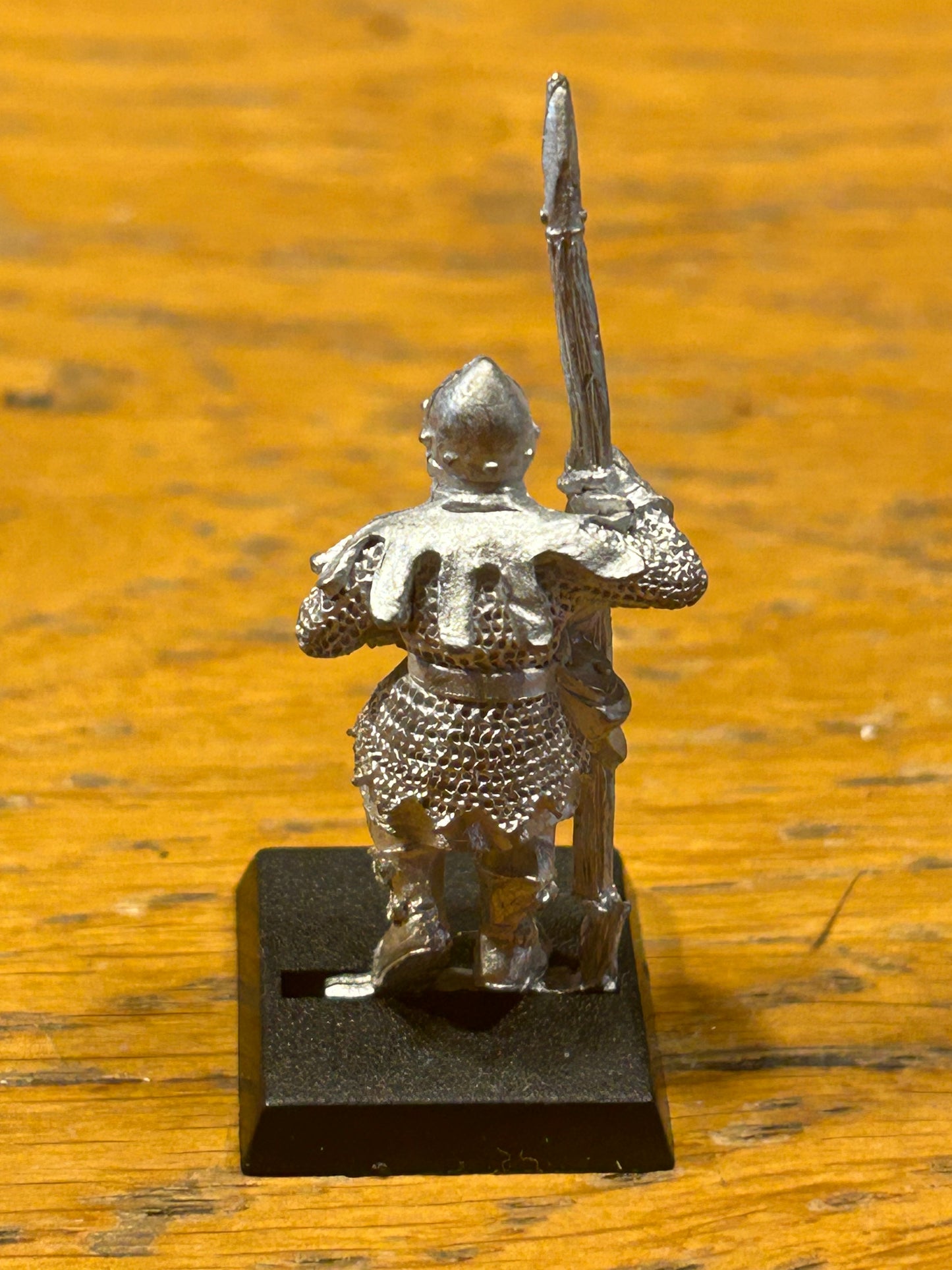Warhammer Fantasy Old World Bretonnian man at arms spearman  metal