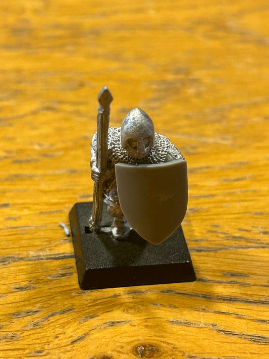 Warhammer Fantasy Old World Bretonnian man at arms spearman  metal