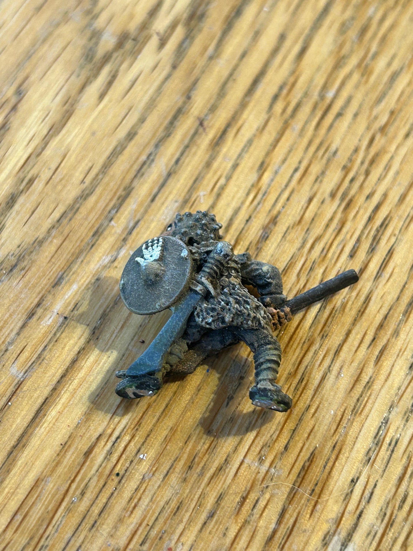 Half Orc of Saruman with spear  ME43 Citadel 1986 metal warhammer fantasy (no tab)
