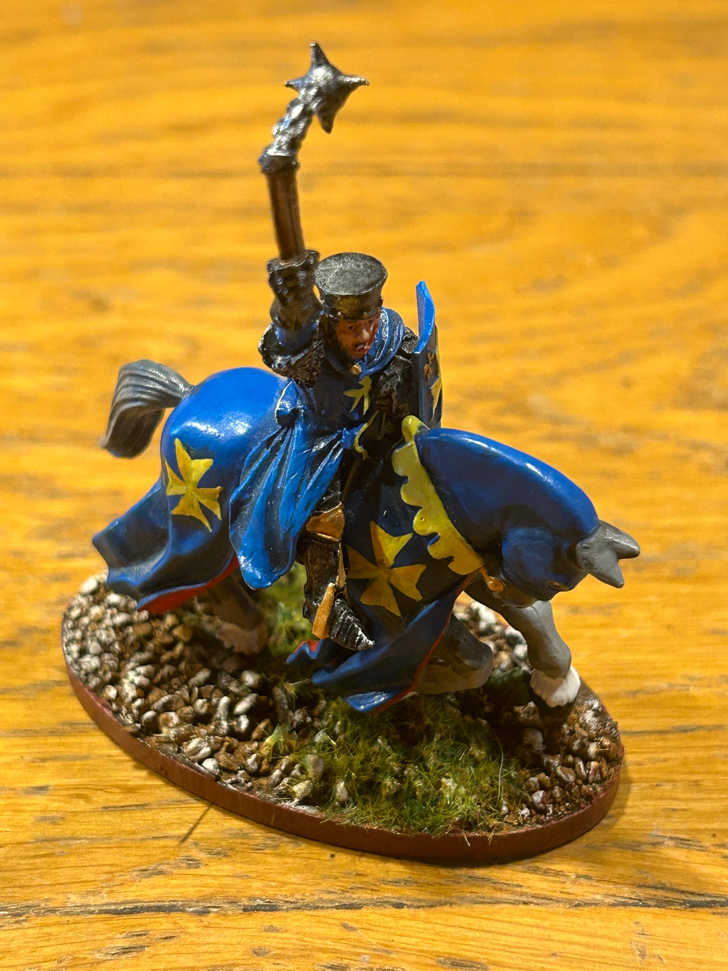 Warhammer Baron Odo D'outremer Bretonnia Questing Knight Metal