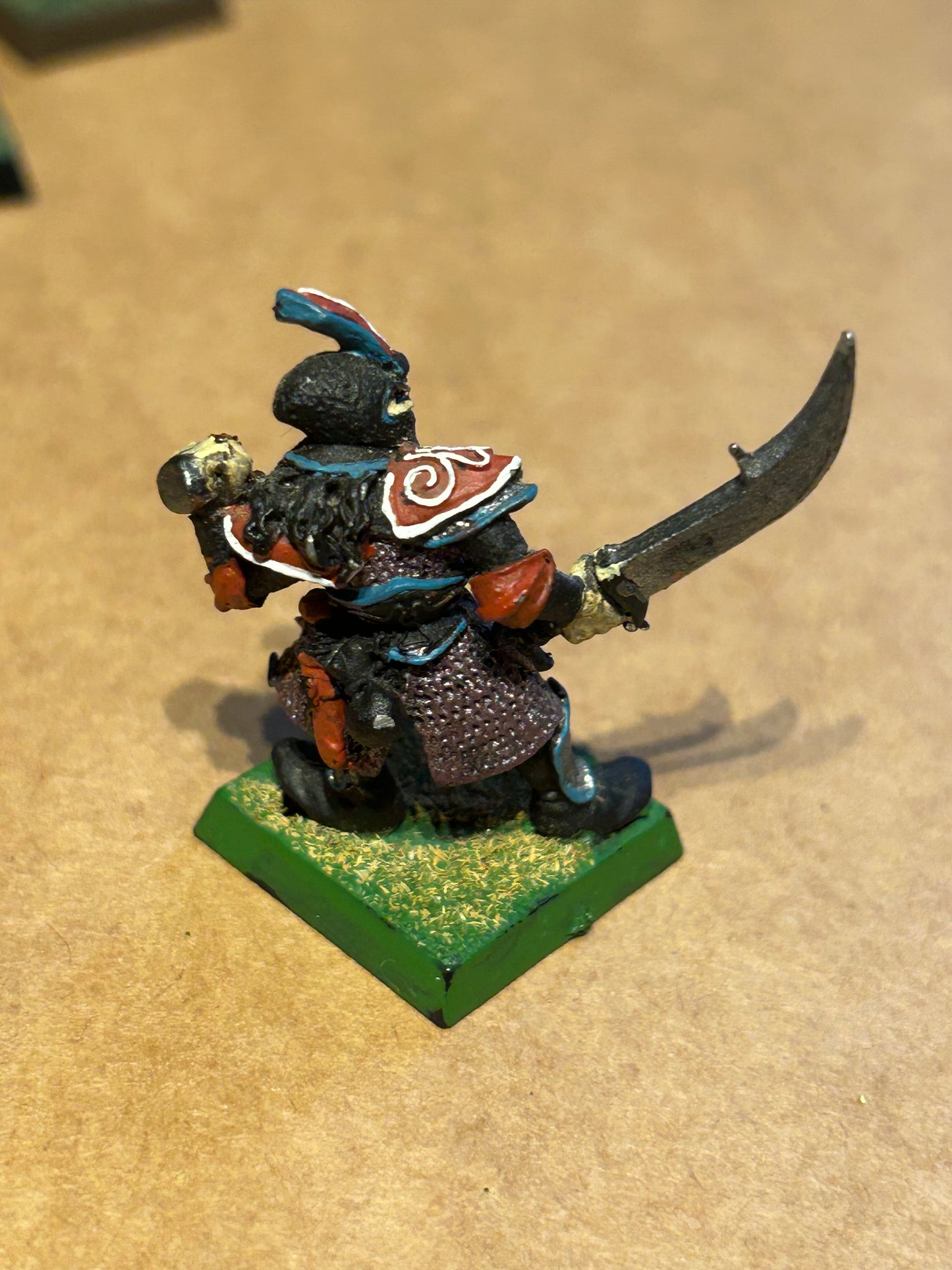 Warhammer Fantasy Marauder Dark Elf MM70/DE13 with sword