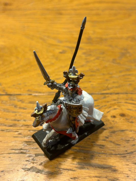 Warhammer Fantasy BRETONNIAN GRAIL KNIGHT champion metal 5th edition