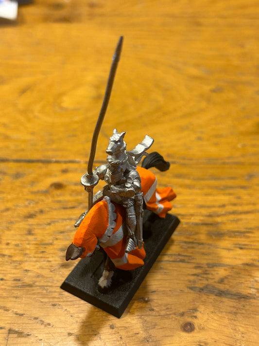 Warhammer Bretonnian Knight of the realm  - Citadel Very Rare OOP - Metal 5th Edition