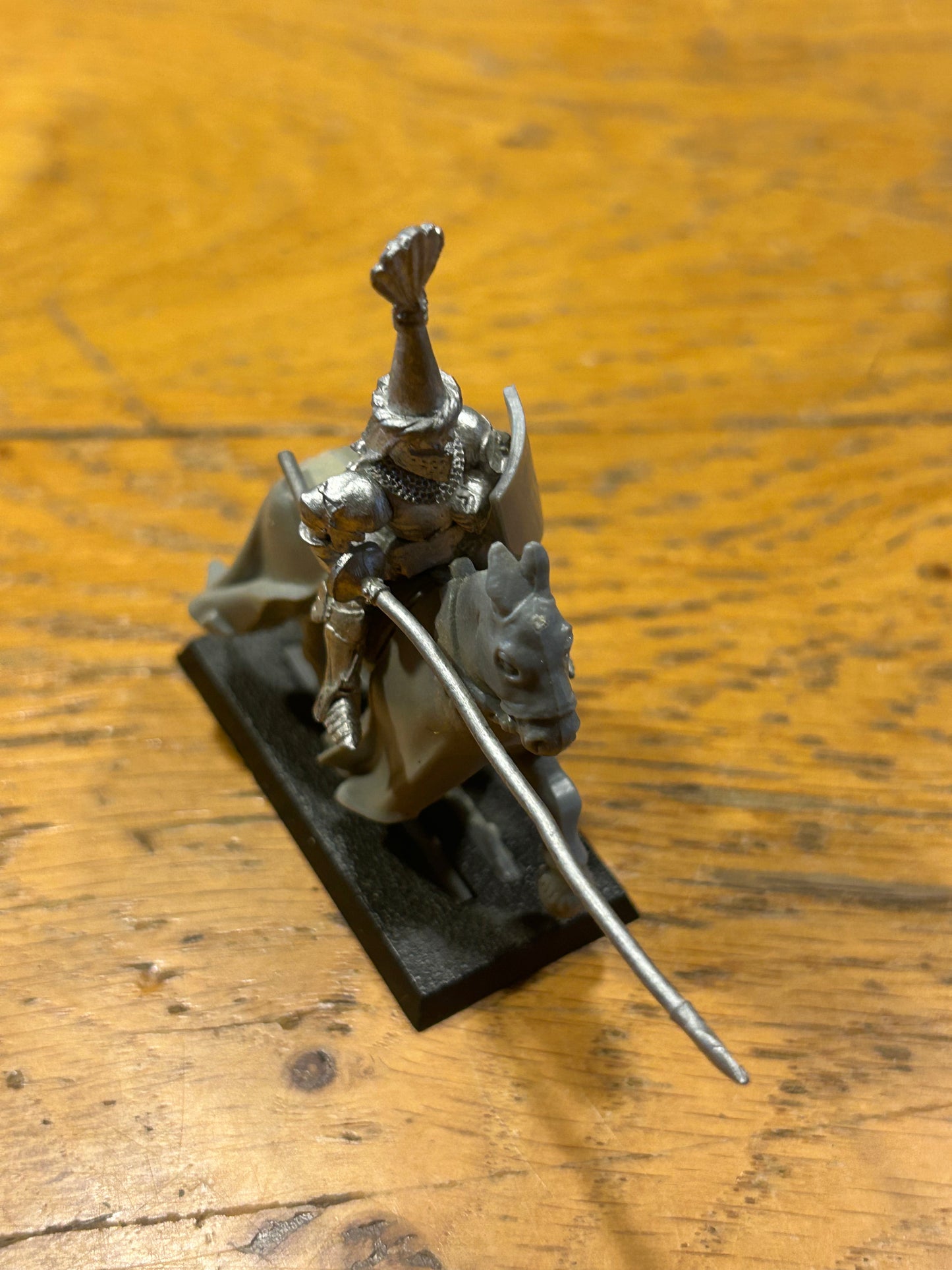 Warhammer Bretonnian Knight of the realm  - Citadel Very Rare OOP - Metal 5th Edition (no horse tail)