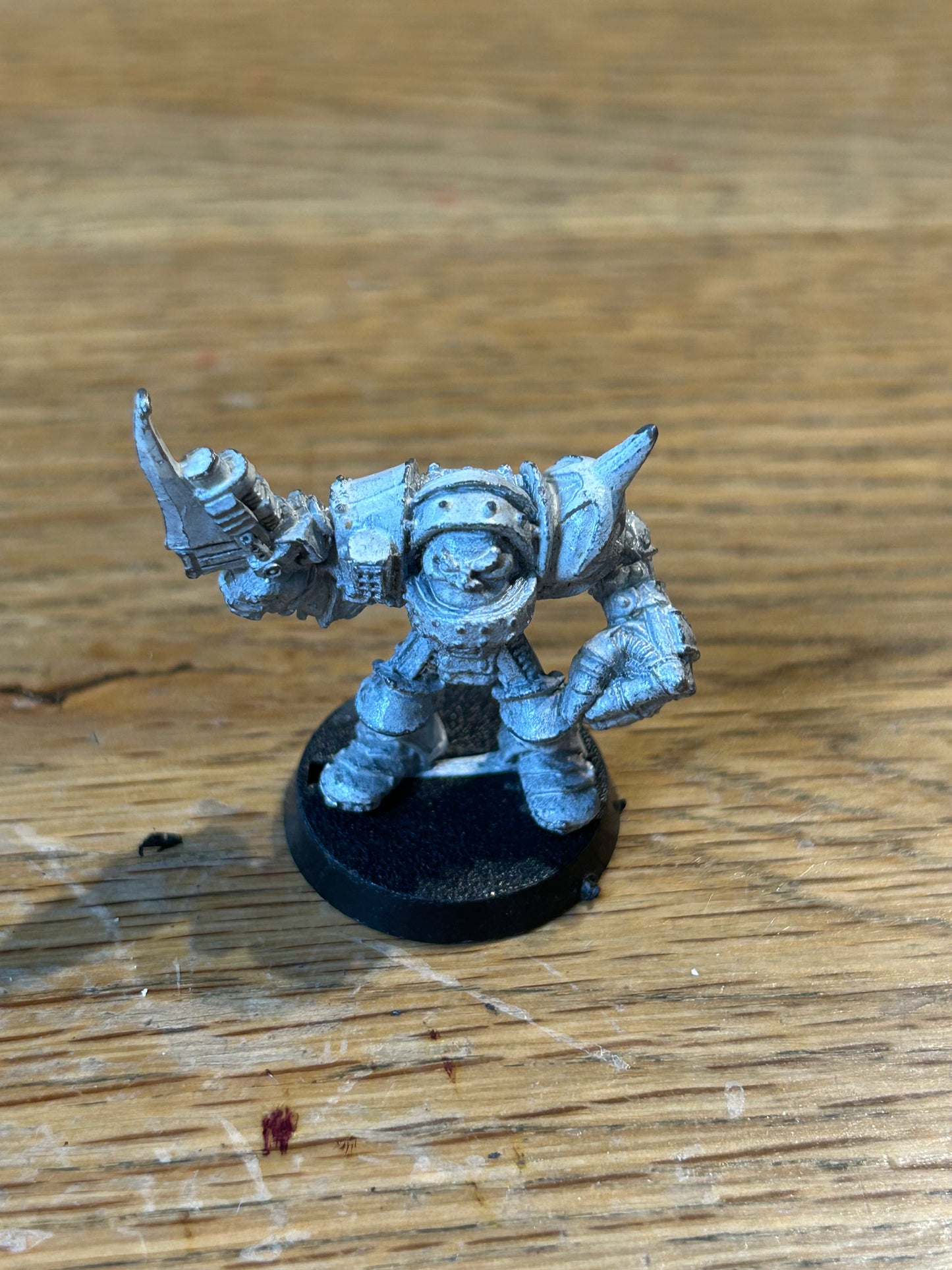 Warhammer 40k rogue trader ork nob in power armour/mega armour