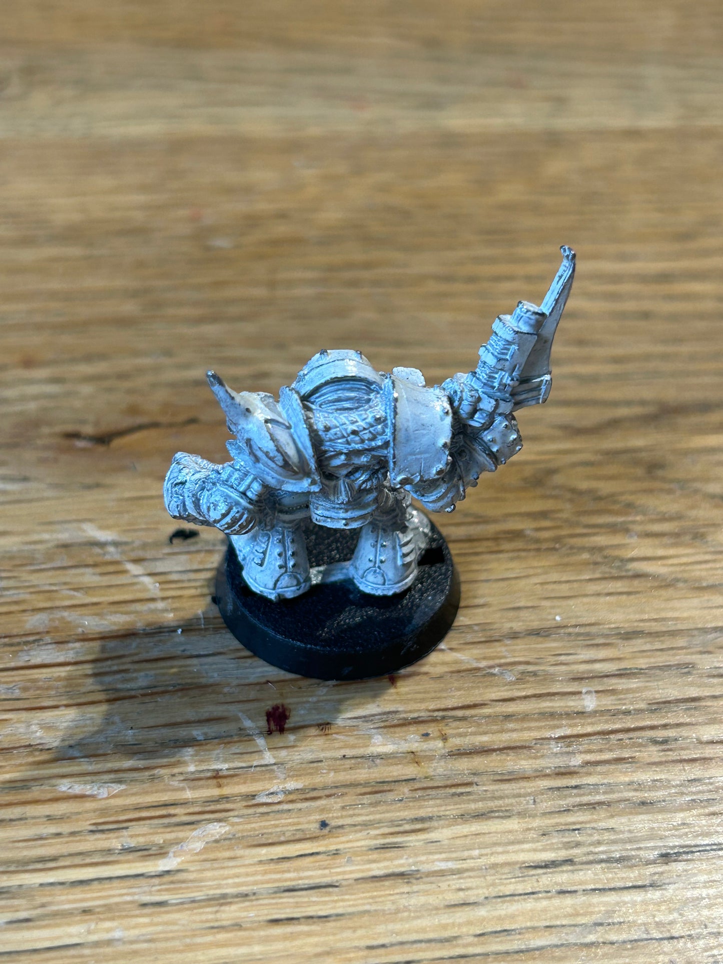 Warhammer 40k rogue trader ork nob in power armour/mega armour