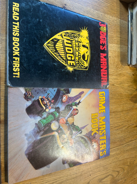 Games Workshop Judge Dredd Role Playing Game Masters Rule Book and judges manual