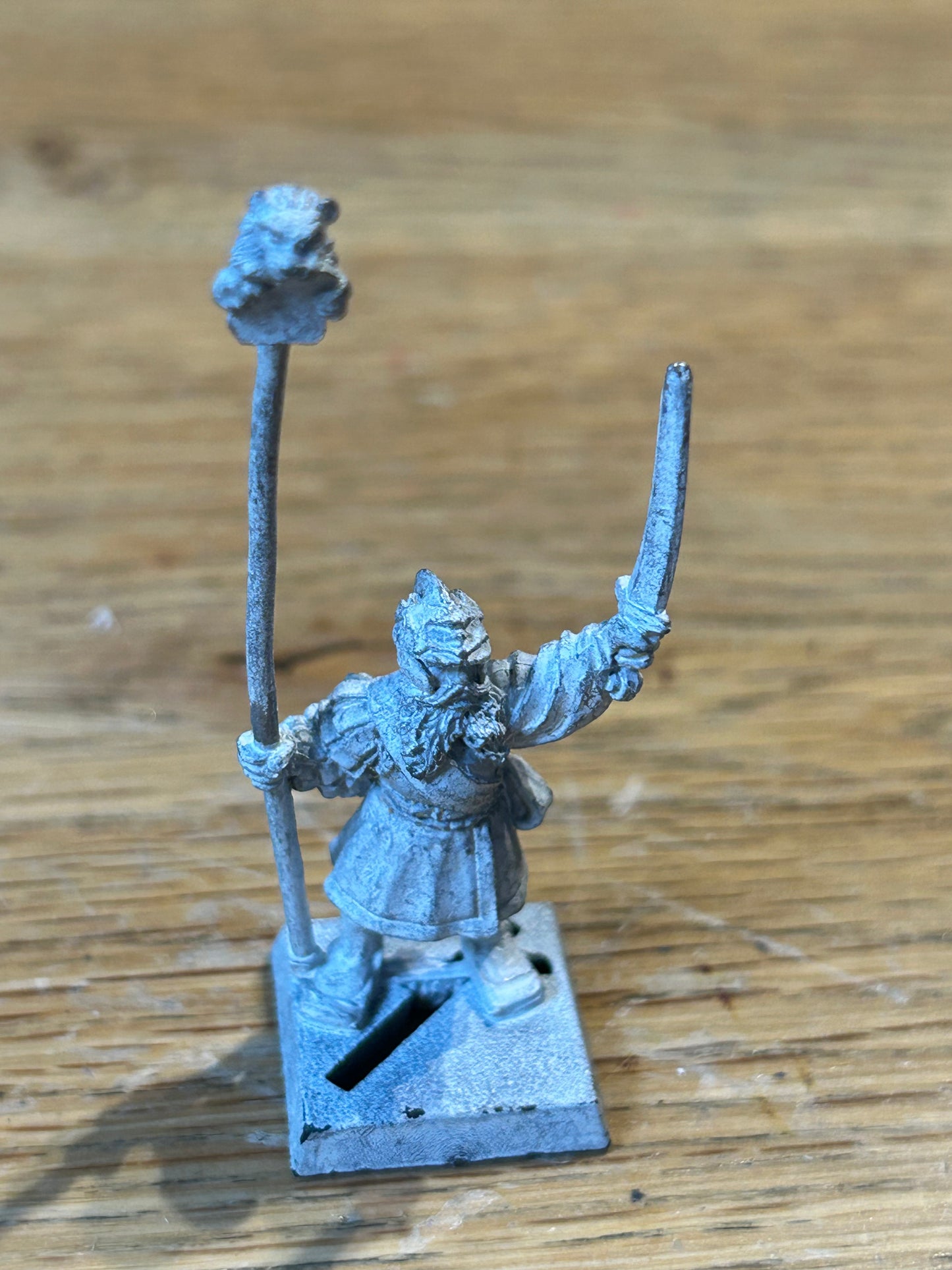 Warhammer Fantasy Old World Empire State Troopers standard bearer metal