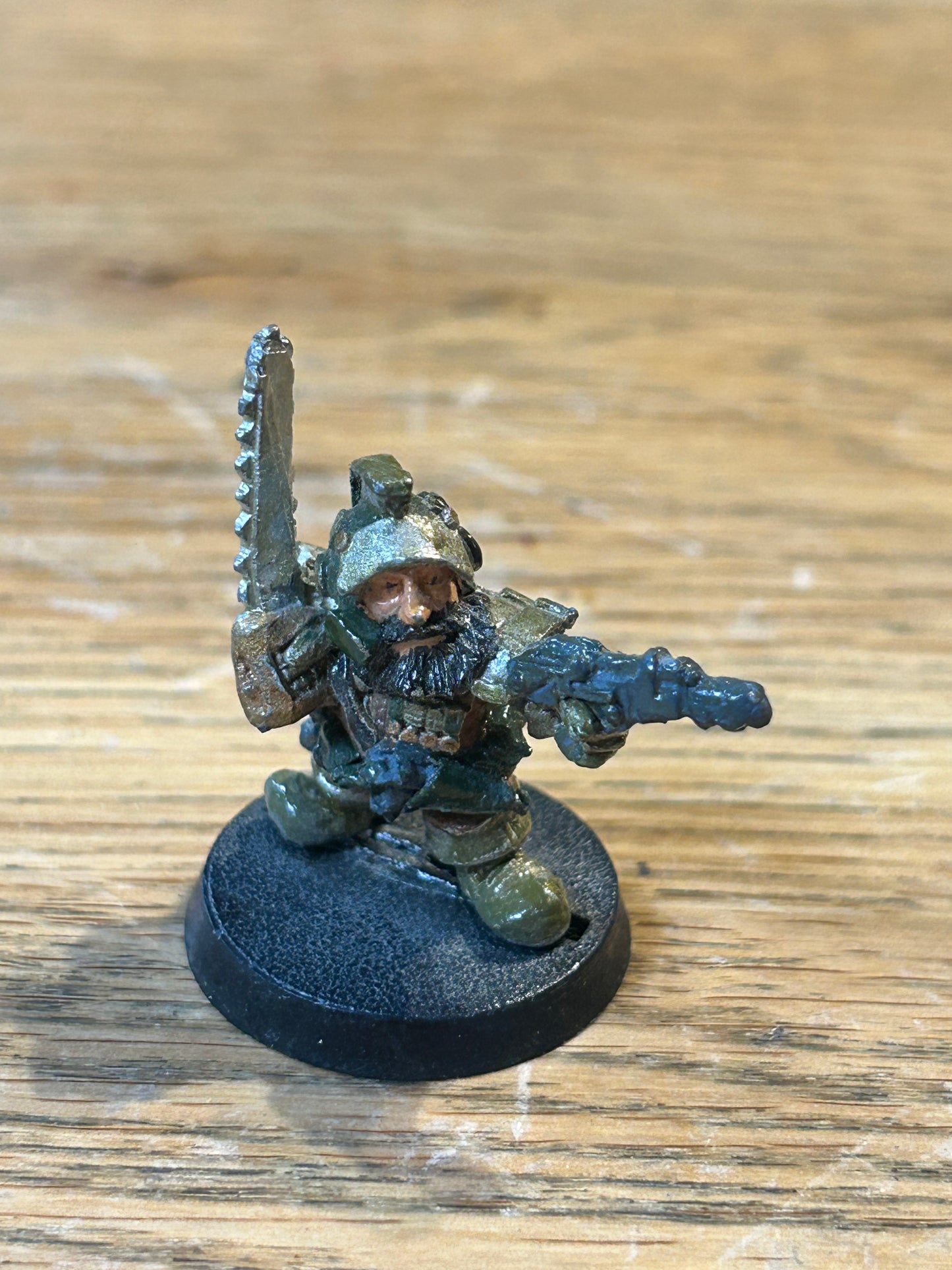 Vintage 40k Squat Space Dwarfs Commander 'Brew Ithica' Rogue Trader Metal