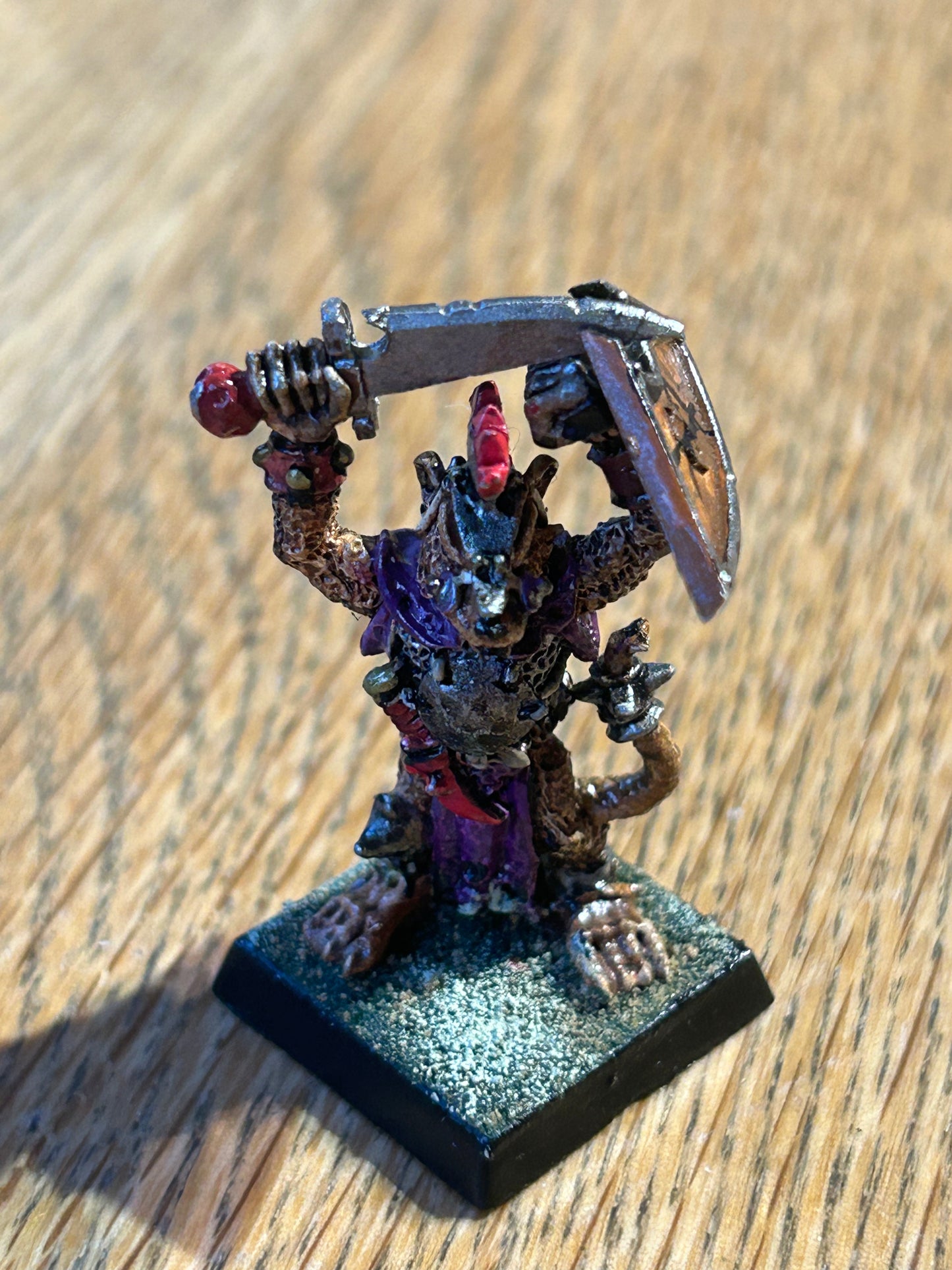 Warhammer fantasy skaven Flench packlord clanrats leader Oldhammer