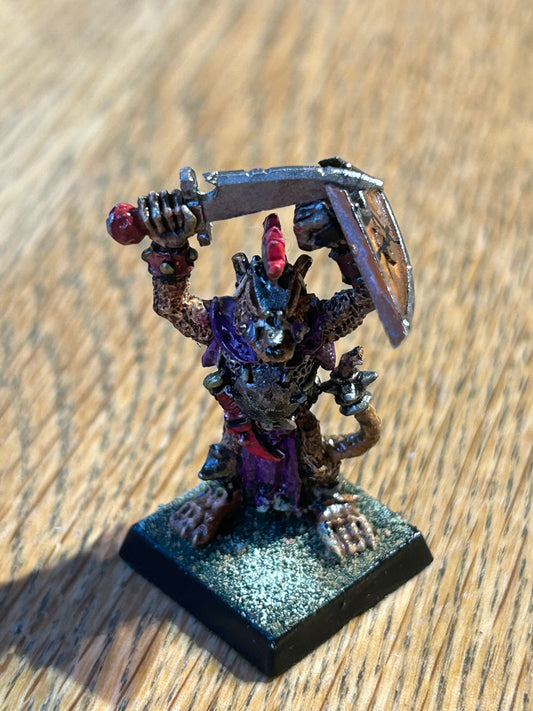 Warhammer fantasy skaven Flench packlord clanrats leader Oldhammer