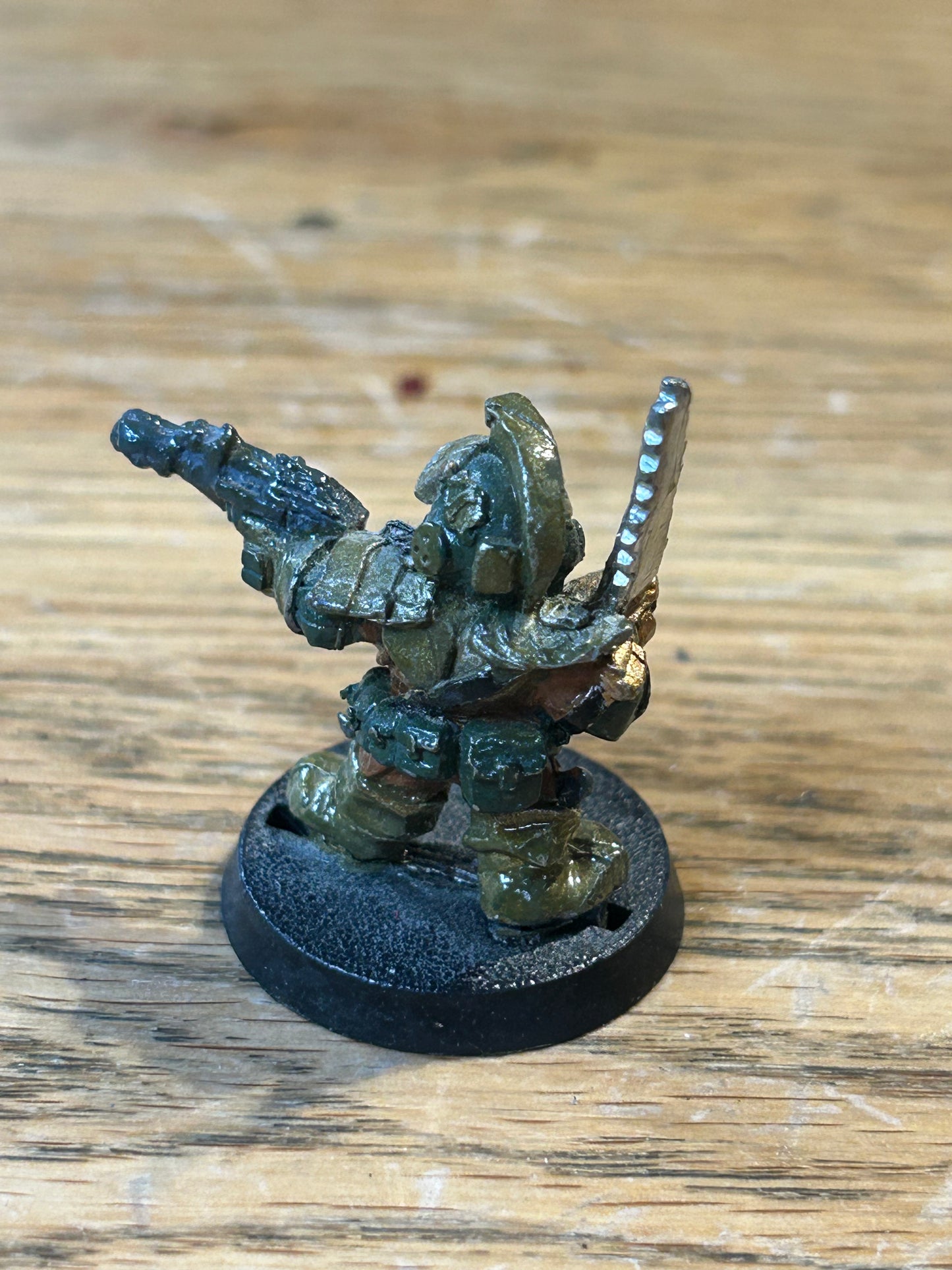 Vintage 40k Squat Space Dwarfs Commander 'Brew Ithica' Rogue Trader Metal
