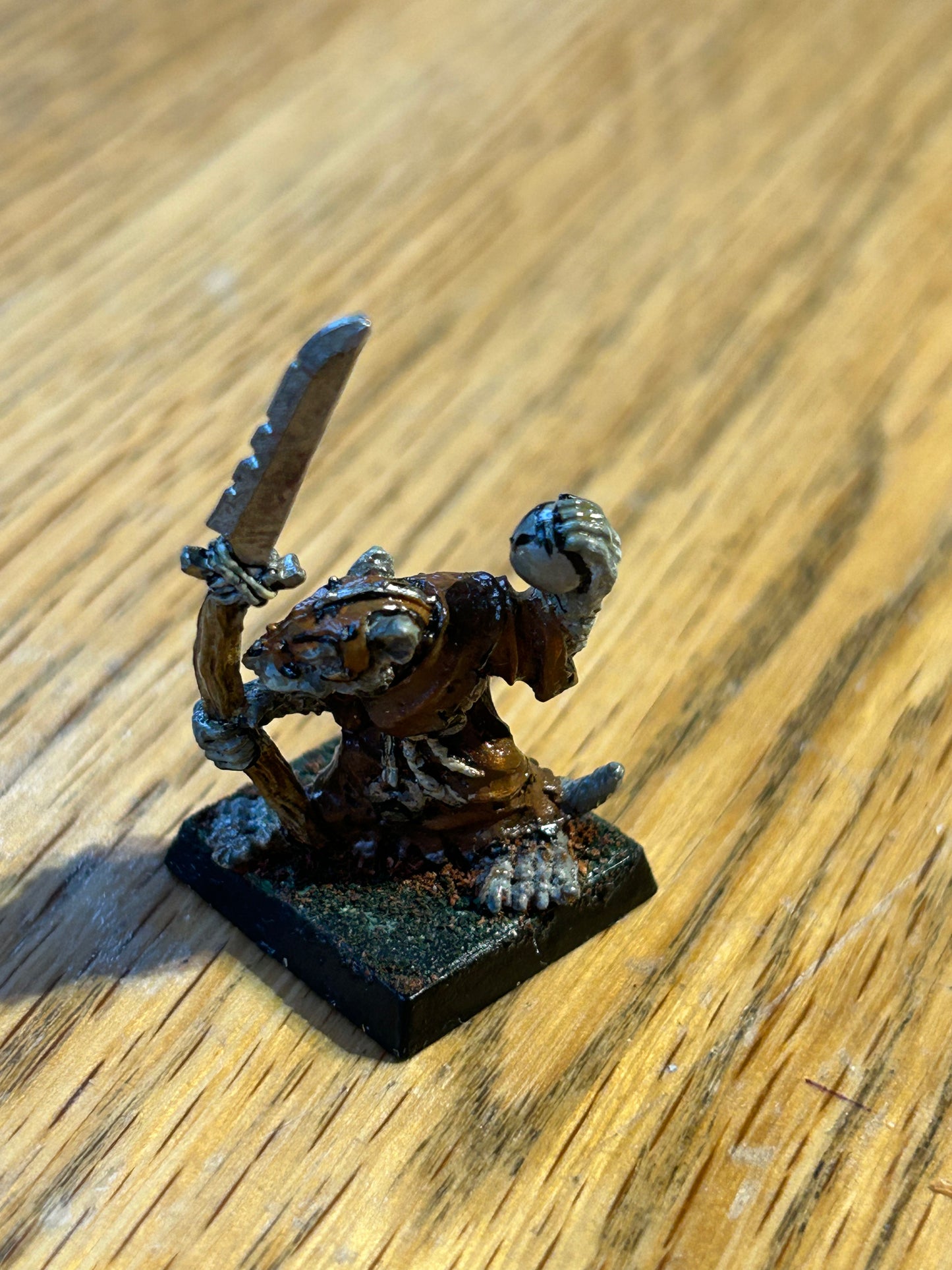 Skaven Clan Skyre with Poisoned Wind Globe and halberd Metal Warhammer Fantasy GW