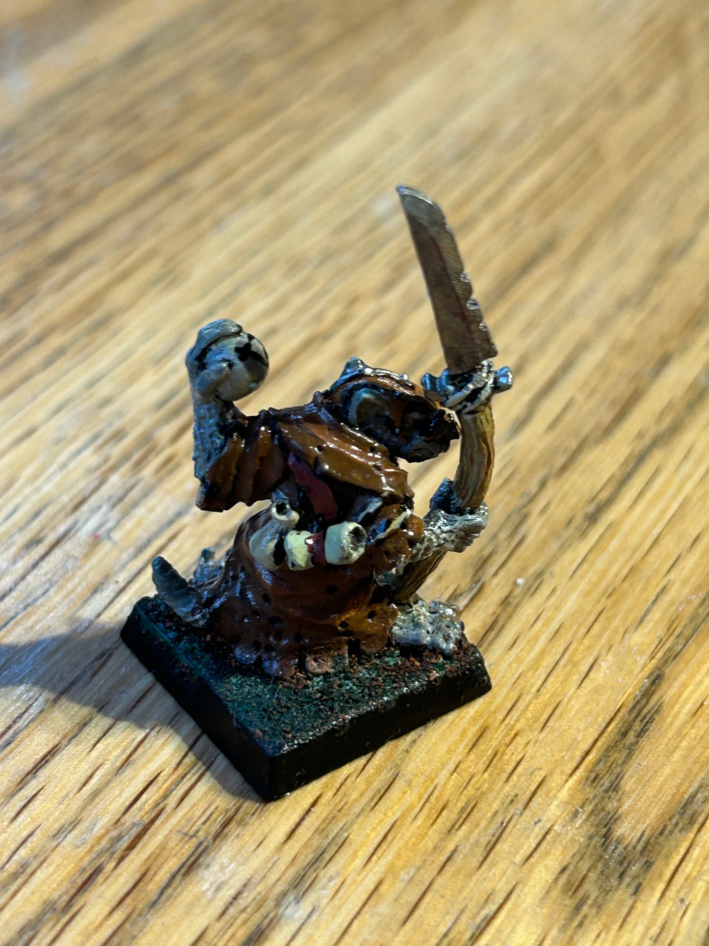 Skaven Clan Skyre with Poisoned Wind Globe and halberd Metal Warhammer Fantasy GW