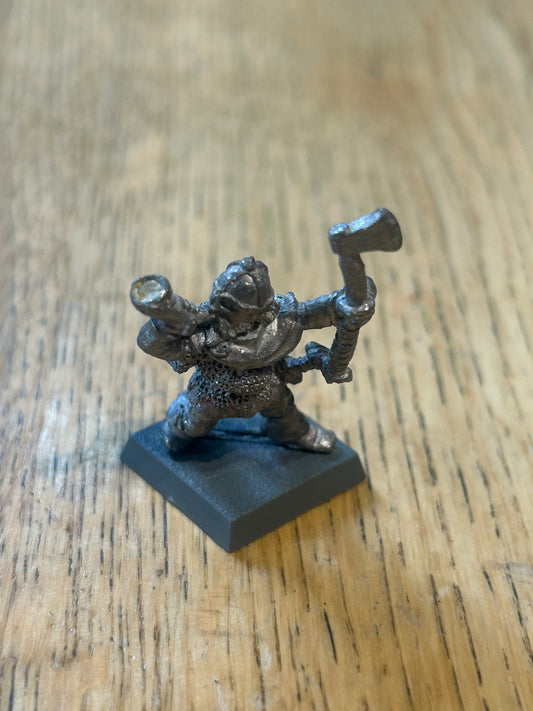 Citadel Warhammer 80s Empire Fighter Norse F8 Viking Redwald Hornblower (has been stripped)