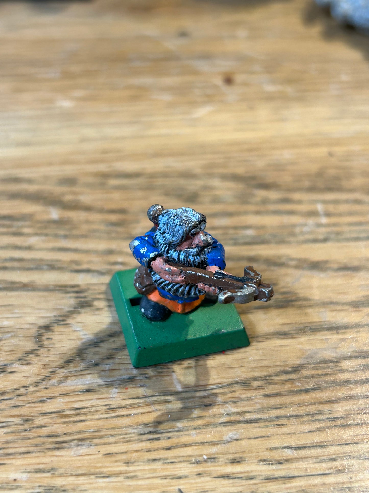 Citadel Games Workshop Marauder MM15 Dwarf Crossbowman Crossbow 1980s Metal with plug-in crossbow