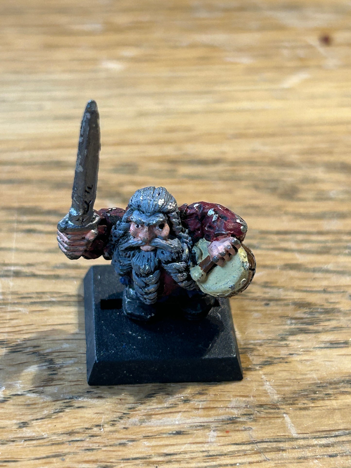 Warhammer fantasy marauder miniatures dwarf musician drummer MM11