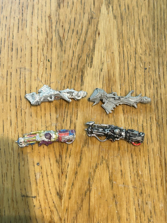 Warhammer 40k Rogue Trader Tyranid Genestealer hybrid heavy chaos weapons x4