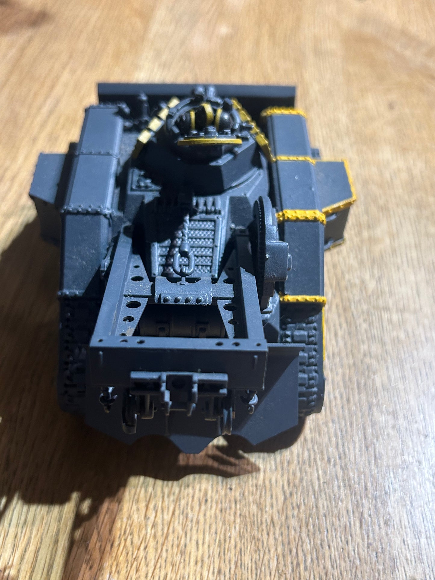 Warhammer 40k converted tank imperial guard or space marine (looks like an attempt at an atlas recovery tank)
