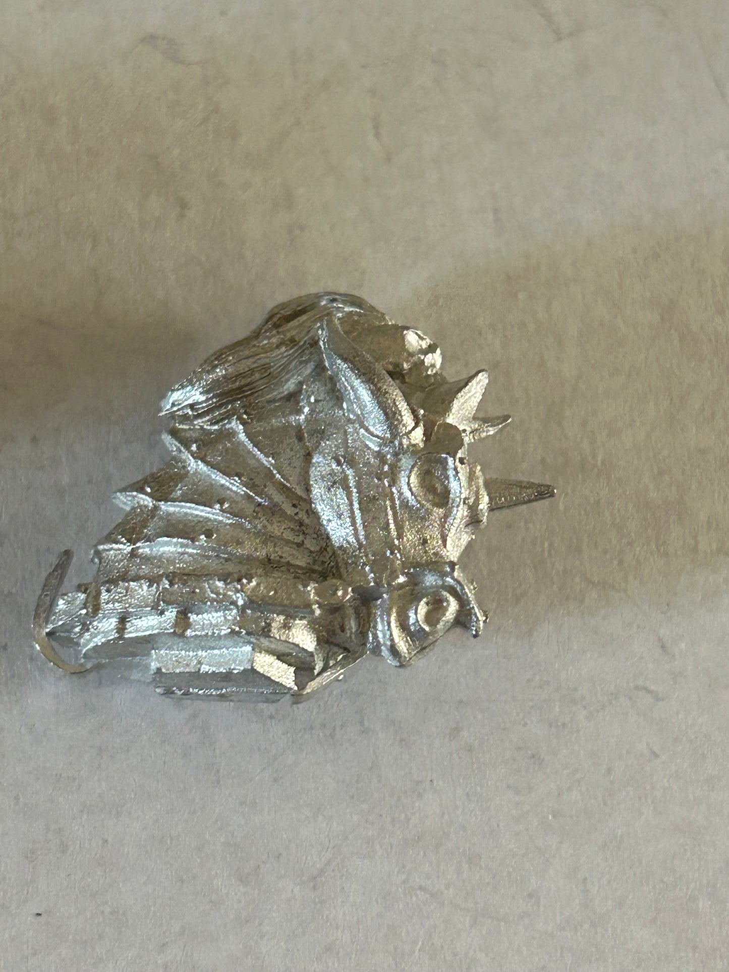Classic Metal Chaos Knight Horse Head Bit - Warhammer Fantasy OOP Games Workshop (4 available)