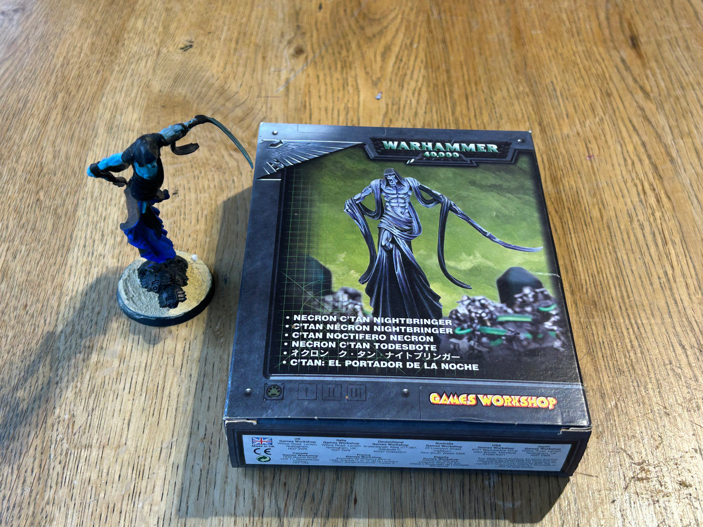 Necron C’tan Nightbringer with box (no plastic insert)