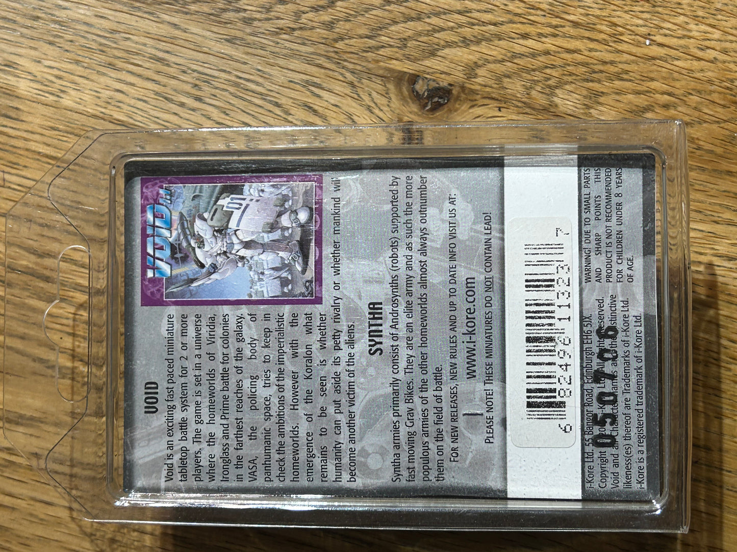 Tactical T-Synths Void in sealed blister