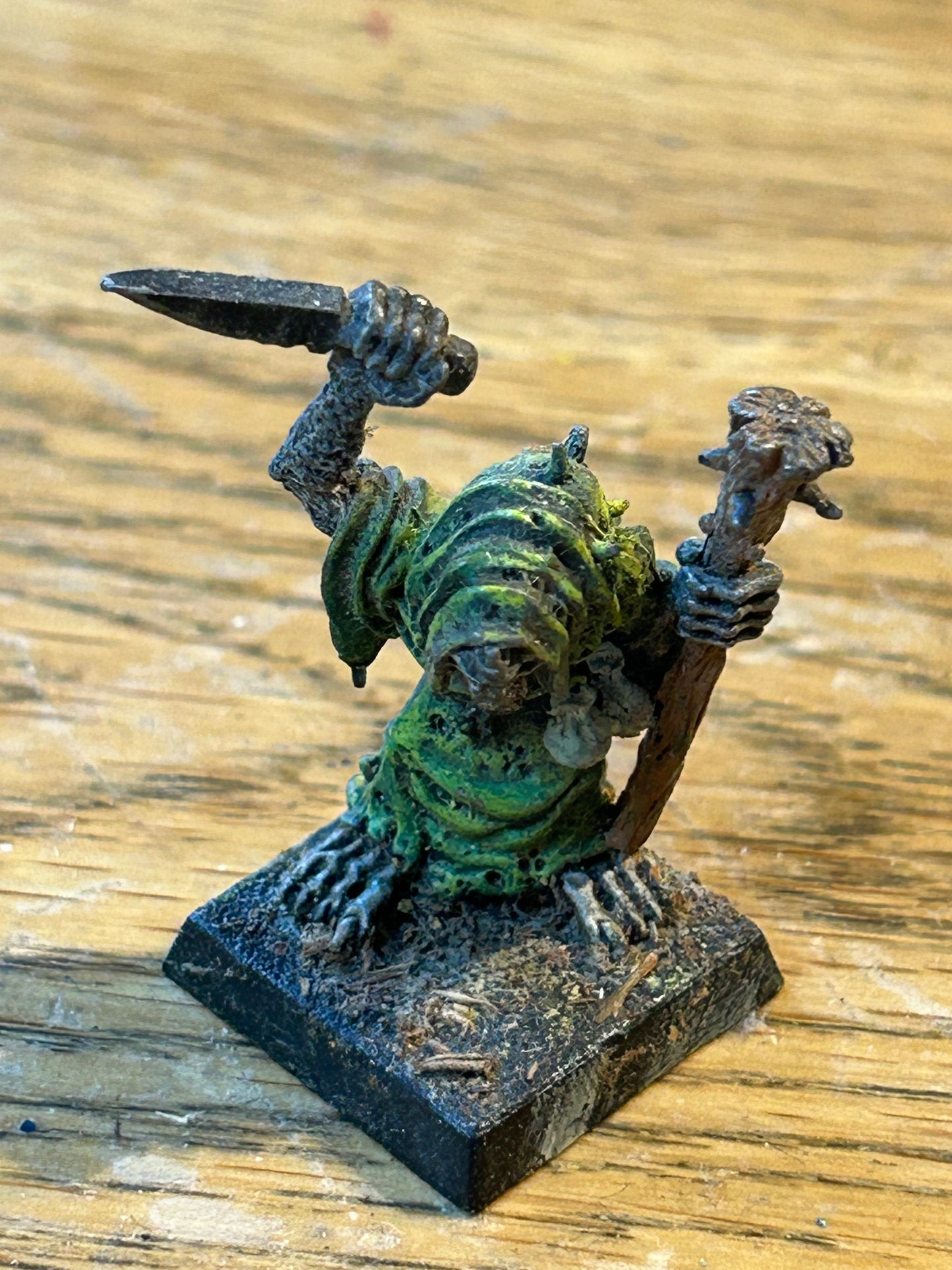 Skaven Spyne Blightmaster Plague Monk Staff Dagger Ratmen C47 warhammer fantasy old world