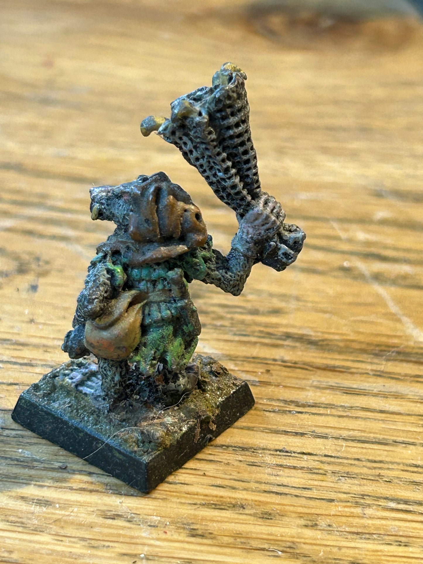 Vintage Skaven 'Skurge Hooknet, Gutter Runner w. Dagger & Net 1' C47 1980s Metal
