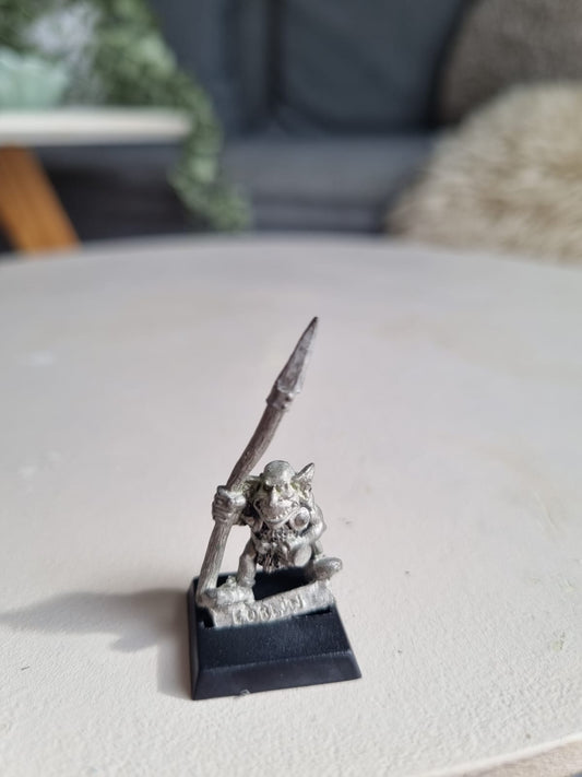 Warhammer fantasy Kev Adams goblin with spear