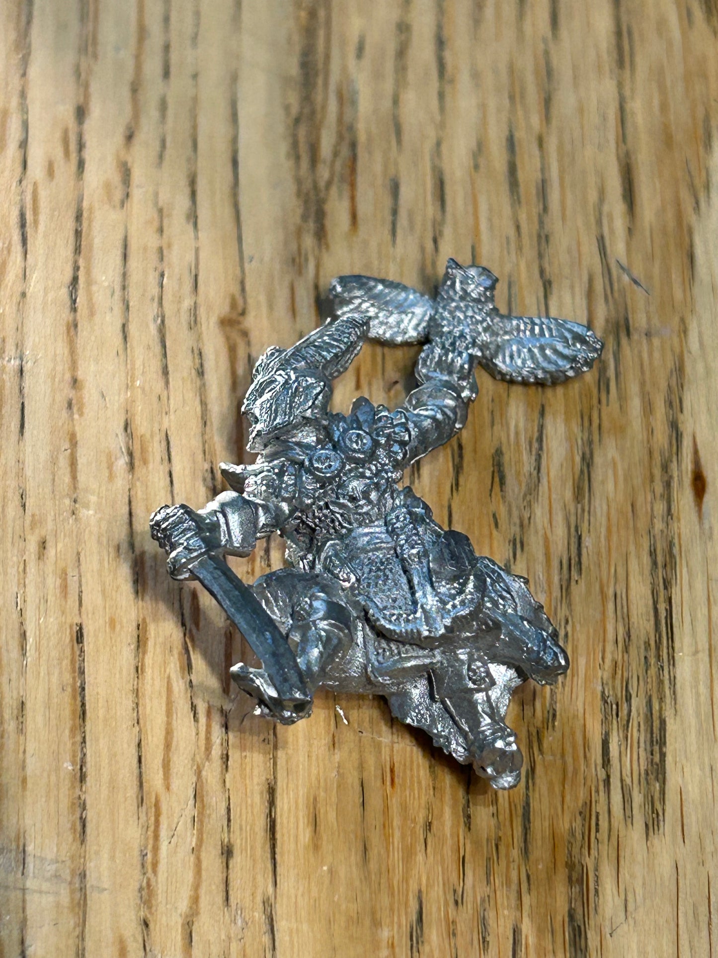 Citadel Warhammer 80s Reg Renown RR4 Mengil Manhide Dark Elf Command champion
